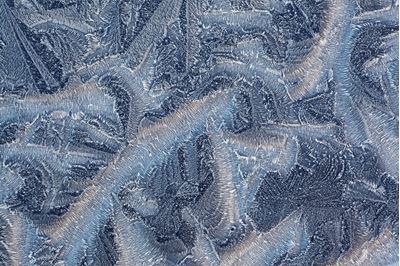 Ice patterns at -15c, Scotland. 